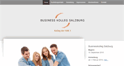 Desktop Screenshot of businesskolleg.at